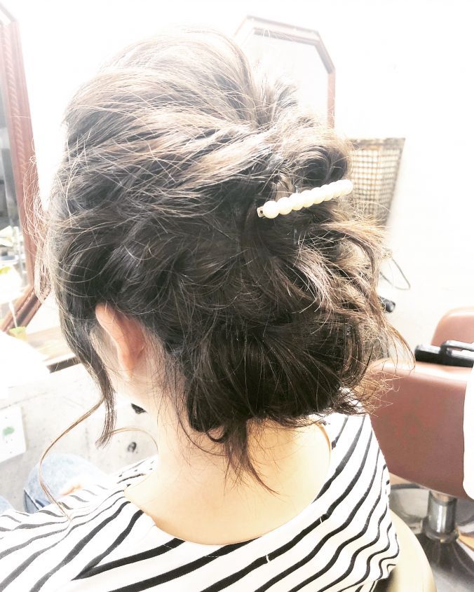 ヘアスタイル 結婚式ヘアセット Brillar Hair Merry 北町店